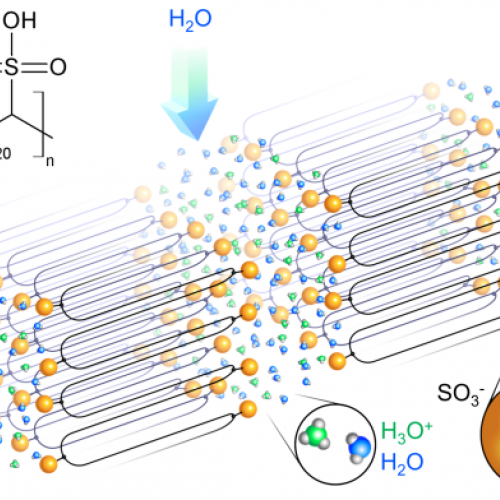 Fuel cell membranes: New solid polymer electrolyte outperforms Nafion