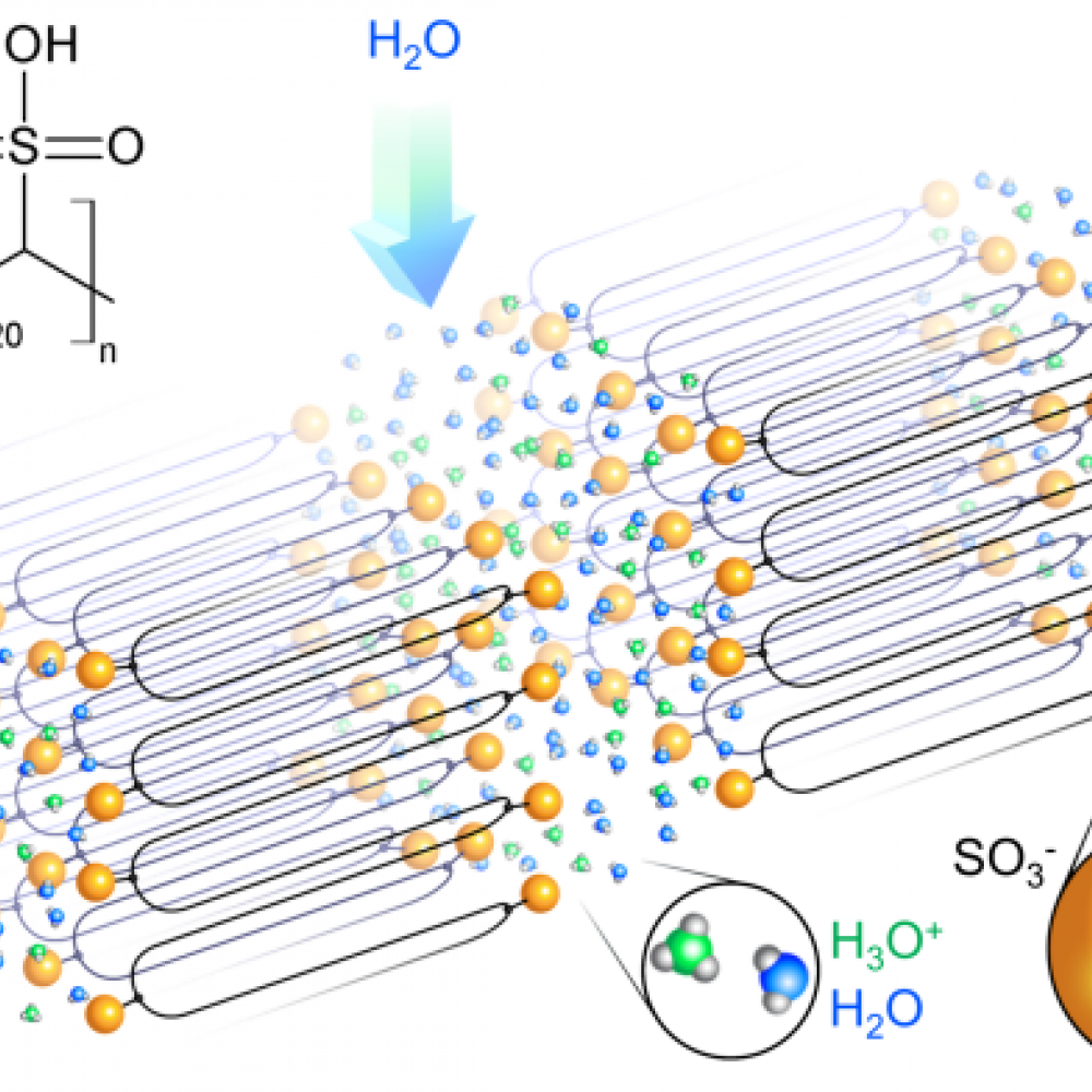 Fuel cell membranes: New solid polymer electrolyte outperforms Nafion